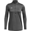 Custom Womens Team Tech™ Half-Zip Pullover Castlerock/ White