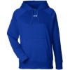 Custom Womens Rival Fleece Hooded Sweatshirt Royal/ White
