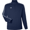 Custom Mens Command 2.0 Quarter-Zip Pullover Midnight Navy/ White