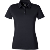 Custom Womens Recycled Polo Black/ White