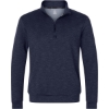 Custom Mens Drive Midlayer Quarter-Zip Pullover Midnight Navy/ Midnight Navy