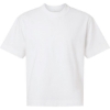 Custom Unisex Heavyweight Cotton Mid-Length Tee White