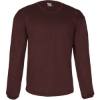 Custom Mens BT5 Performance Fleece Crewneck Sweatshirt Maroon