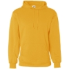 Custom Mens Performance Fleece Hooded Sweatshirt Gold