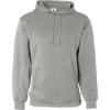 Custom Mens Performance Fleece Hooded Sweatshirt Silver