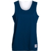 Custom Womens Reversible Wicking Tank Top Navy/ White