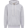 Custom Mens Vintage Fleece Hooded Sweatshirt Heather Grey