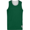 Custom Unisex Reversible Wicking Tank Top Dark Green/ White