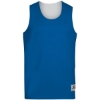 Custom Unisex Reversible Wicking Tank Top Royal/ White