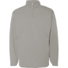 Custom Mens Performance Quarter-Zip Pullover Silver