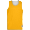 Custom Youth Reversible Wicking Tank Top Gold/ White