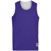 Custom Youth Reversible Wicking Tank Top Purple/ White