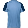 Custom Youth Cutter Jersey Columbia Blue/ Navy