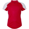 Custom Girls Cutter Jersey Red/ White
