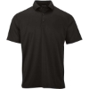 Custom Mens Preakness Micro Mesh Polo Black