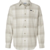 Custom Mens Cornell Woods™ Flannel Shirt Dark Stone Multi Buffalo Check