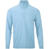 Custom Mens Breckenridge Quarter-Zip Pullover Blue Mist