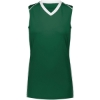 Custom Womens Rover Jersey Dark Green/ White