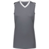 Custom Womens Rover Jersey Graphite/ White