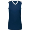 Custom Womens Rover Jersey Navy/ White