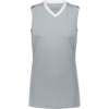 Custom Womens Rover Jersey Silver/ White