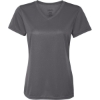 Custom Womens Nexgen Performance V-Neck T-Shirt Graphite