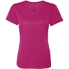 Custom Womens Nexgen Performance V-Neck T-Shirt Power Pink