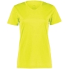Custom Womens Nexgen Performance V-Neck T-Shirt Safety Yellow