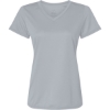 Custom Womens Nexgen Performance V-Neck T-Shirt Silver