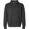 Custom Unisex Heavy Blend™ Quarter-Zip Sweatshirt Fan Charcoal Heather