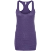Custom Womens Poly-Rich Racerback Tank Top Heather Purple