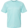 Custom Unisex Islander Performance T-Shirt Aqua Blue
