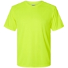Custom Unisex Islander Performance T-Shirt Safety Green