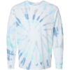 Custom Unisex Tie-Dyed Long Sleeve T-Shirt Glacier