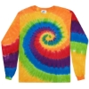 Custom Unisex Tie-Dyed Long Sleeve T-Shirt Prism