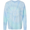 Custom Youth Tie-Dyed Long Sleeve T-Shirt Lagoon