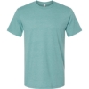 Custom Unisex CVC Tee Heather Arctic