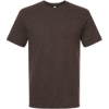 Custom Unisex CVC Tee Heather Brown