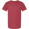 Custom Unisex CVC Tee Heather Cardinal