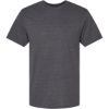 Custom Unisex CVC Tee Heather Charcoal