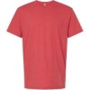 Custom Unisex CVC Tee Heather Coral