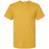 Custom Unisex CVC Tee Heather Mustard