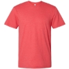 Custom Unisex CVC Tee Heather Red