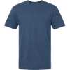 Custom Unisex CVC Tee Heather Sea Blue