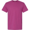 Custom Unisex CVC Tee Heather Super Pink