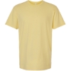 Custom Unisex CVC Tee Heather Yellow