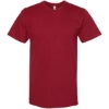 Custom Unisex Fine Jersey Tee Cardinal