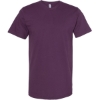 Custom Unisex Fine Jersey Tee Eggplant
