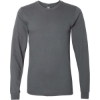 Custom Unisex Fine Jersey Long Sleeve Tee Asphalt