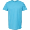 Custom Unisex Fine Jersey T-Shirt Aqua